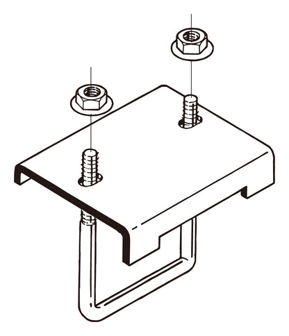 DH1CL28|形鋼用交差支持金具