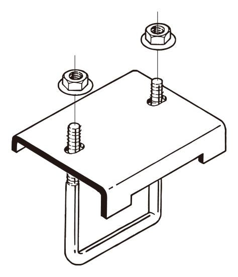 DH1CL28|形鋼用交差支持金具