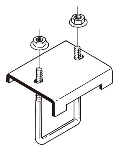 DH1UL28|形鋼用交差支持金具