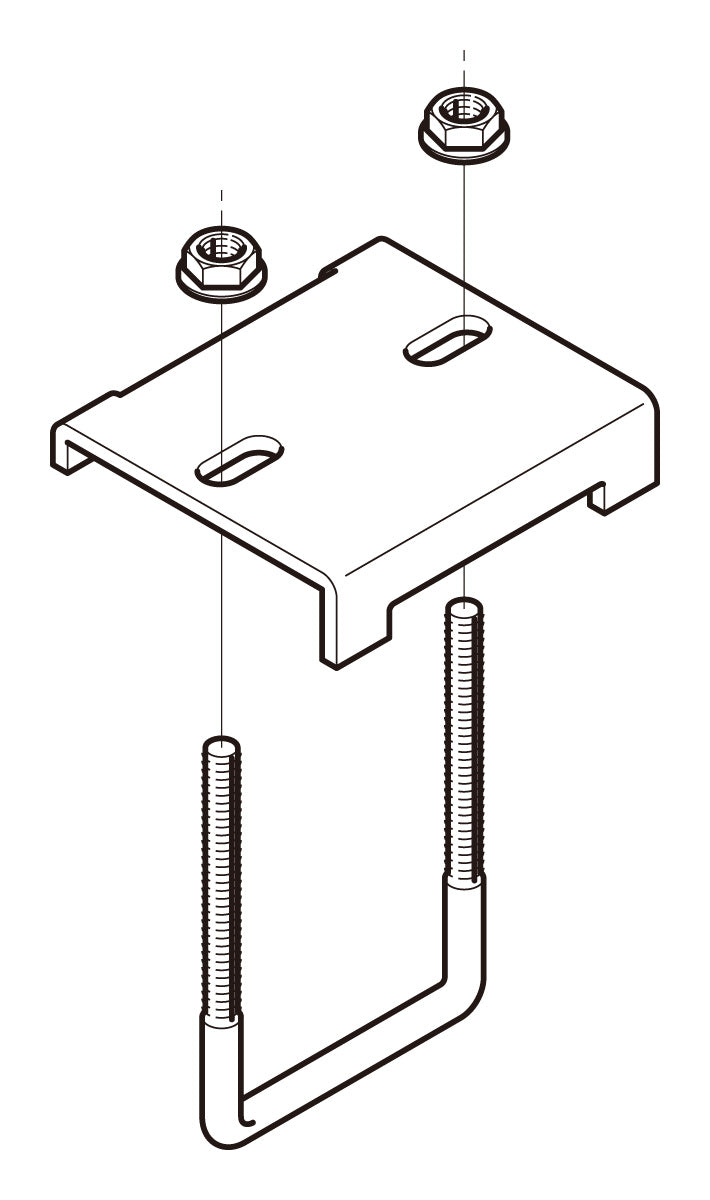 DH2UL19|形鋼用交差支持金具