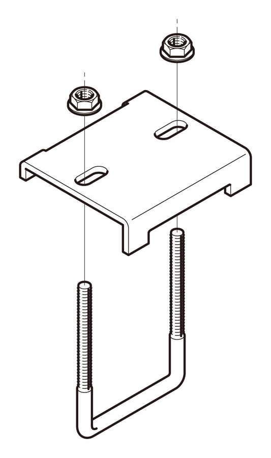DH2UL19|形鋼用交差支持金具