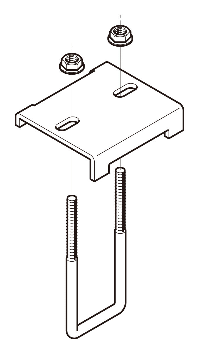 DH3CL|ダクト交差支持金具