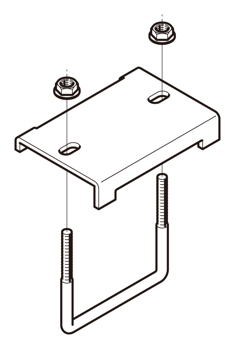 DH3UL|ダクト交差支持金具