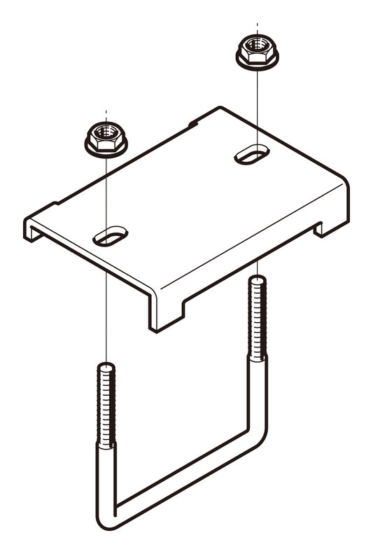 DH3UL|ダクト交差支持金具