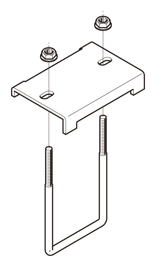 DH7CL|ダクト交差支持金具