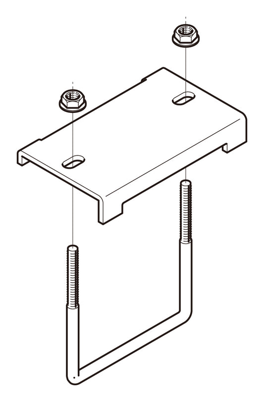 DH7UL|ダクト交差支持金具