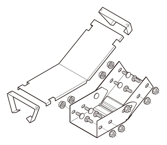 DI-12VF|垂直自在継ぎ金具