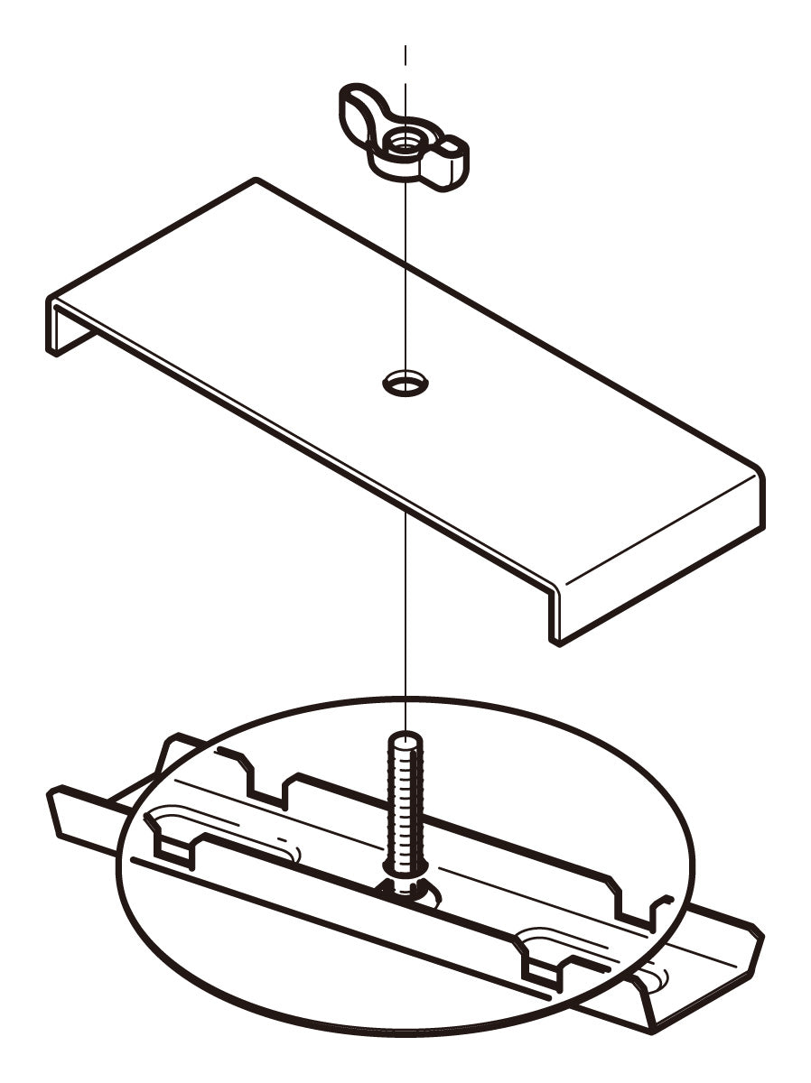DK12UKB|照明器具取付金具用補助金具