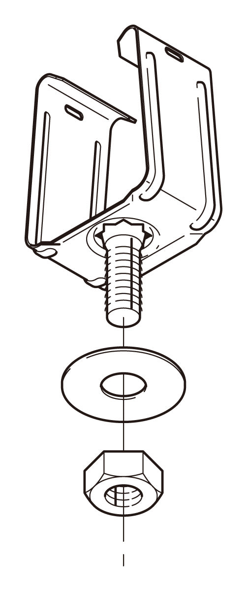 DK2UK-9｜上向き用器具取付金具