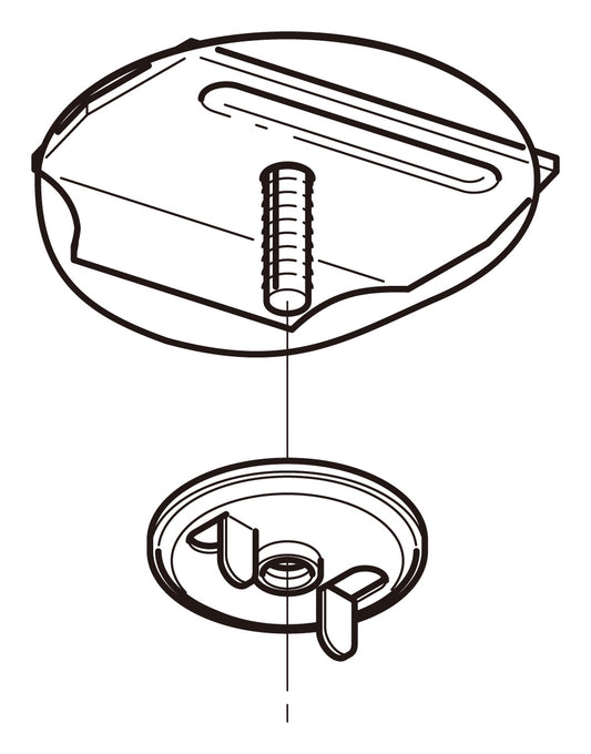 DK3-6|下向き用器具取付金物