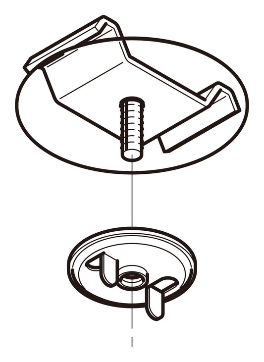 DK7-6|下向き用器具取付金物