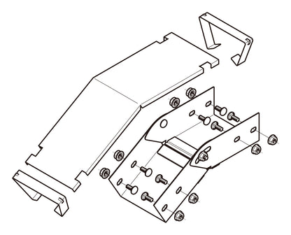 DO-12VF|垂直自在継ぎ金具