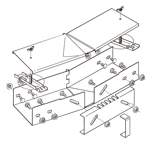 DP12HF|水平自在継ぎ金具