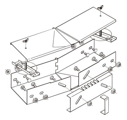 DP12HF|水平自在継ぎ金具
