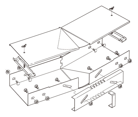 DP18HF|水平自在継ぎ金具