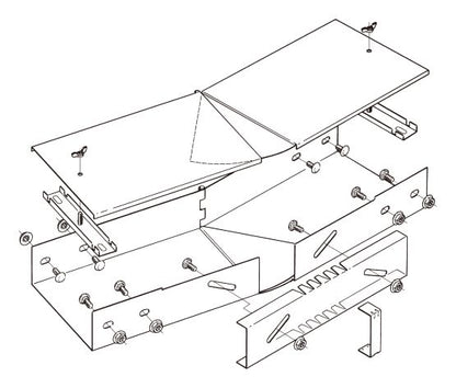 DP18HF|水平自在継ぎ金具