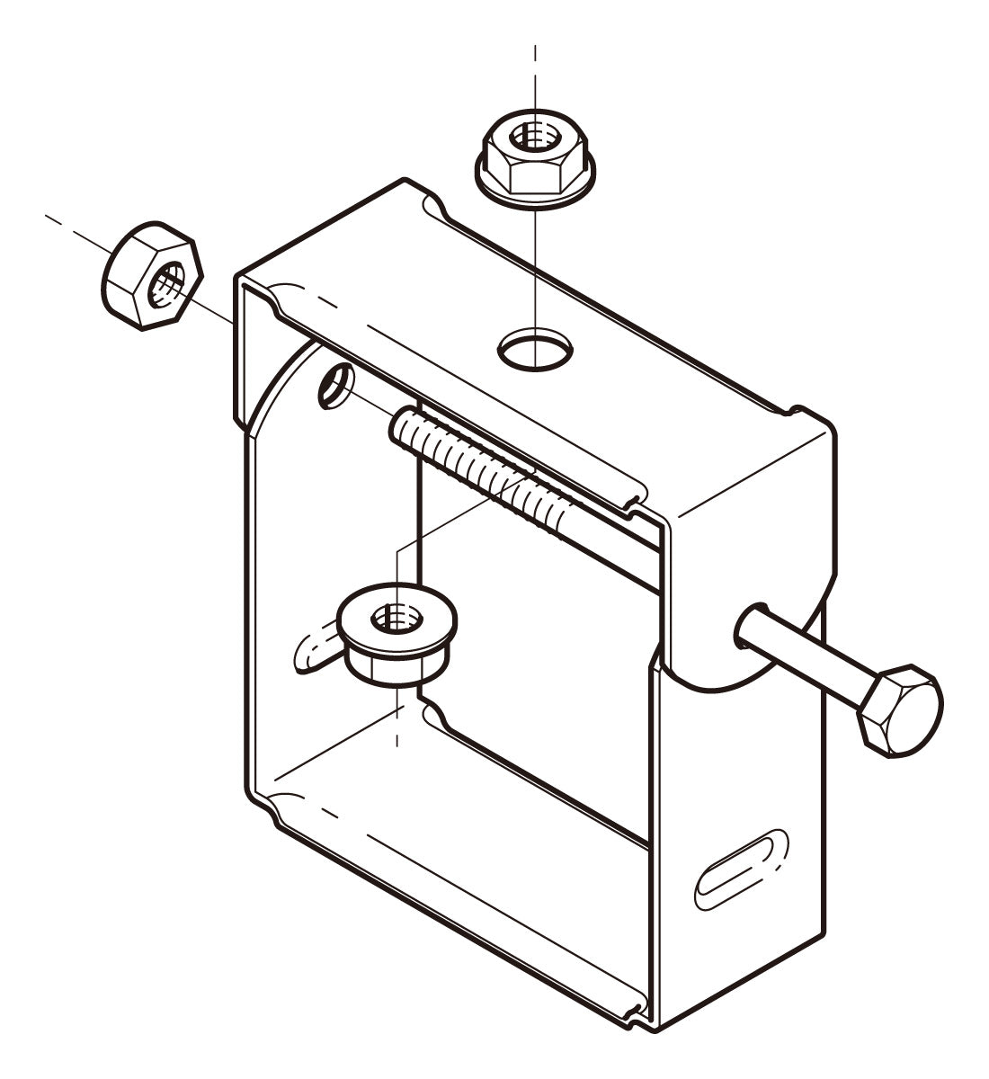 DPY10|ダクト吊り金具