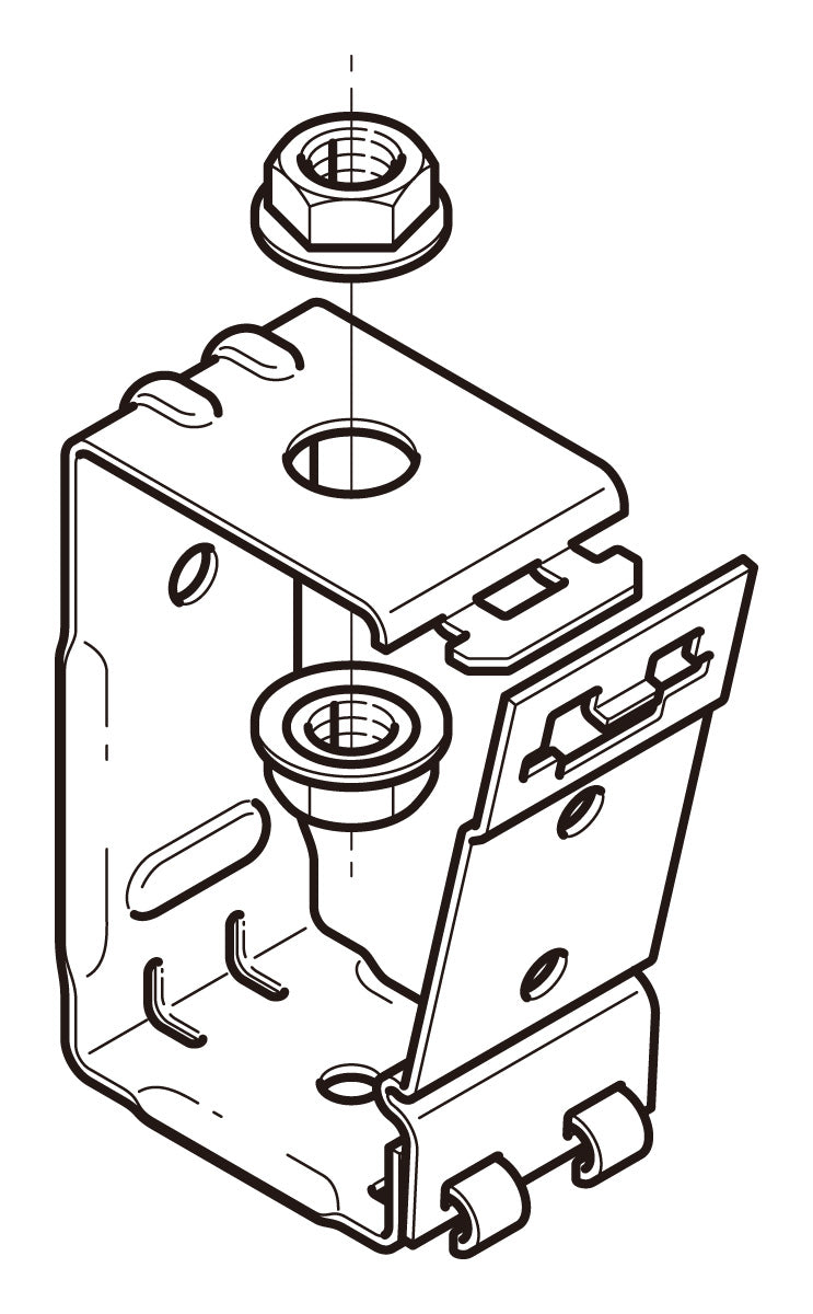 DPY1-W3｜レースウェイ吊金具 W3/8