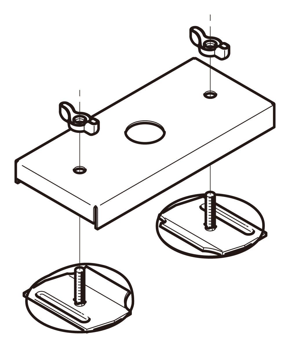 EU3P22|レースウェイ用開口部金具