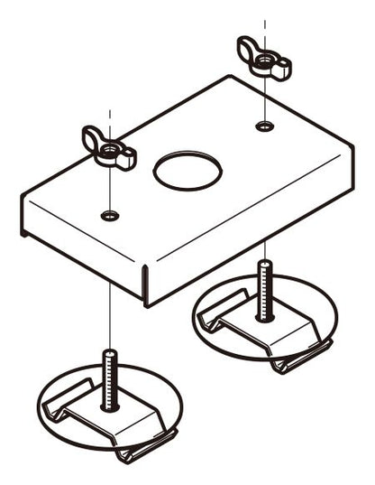 EU7P28|レースウェイ用開口部金具