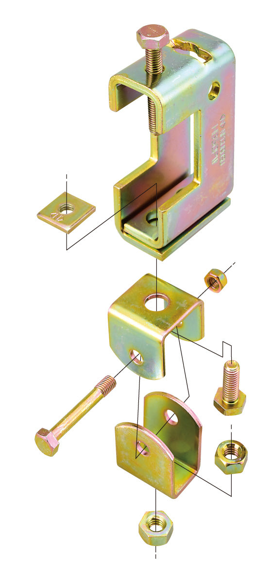 HBTS2-W4|吊りボルト斜め支持金具
