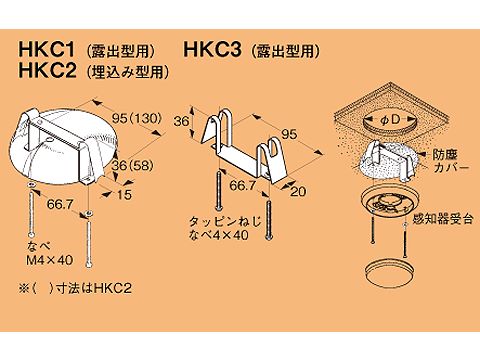 HKC1|感知器取付金具