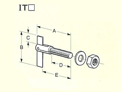 IT650|ITハンガー 中空壁用
