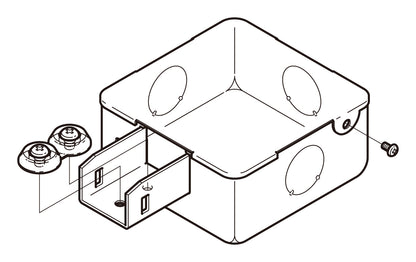 P-DB1EN|分岐ボックス 標準色塗装