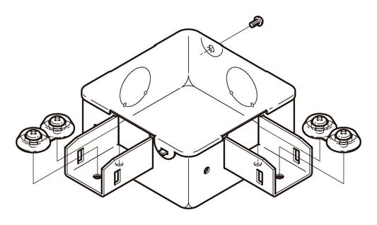P-DB1LN|分岐ボックス 標準色塗装