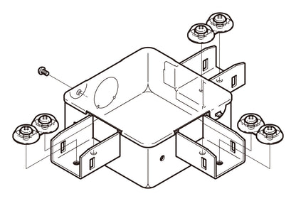 P-DB1TN|分岐ボックス 標準色塗装
