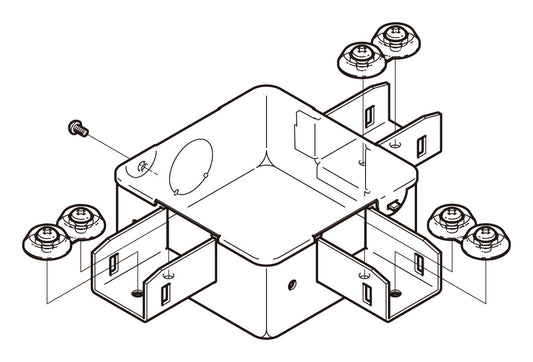 P-DB1TN|分岐ボックス 標準色塗装
