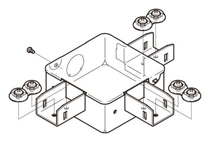 P-DB1TN|分岐ボックス 標準色塗装