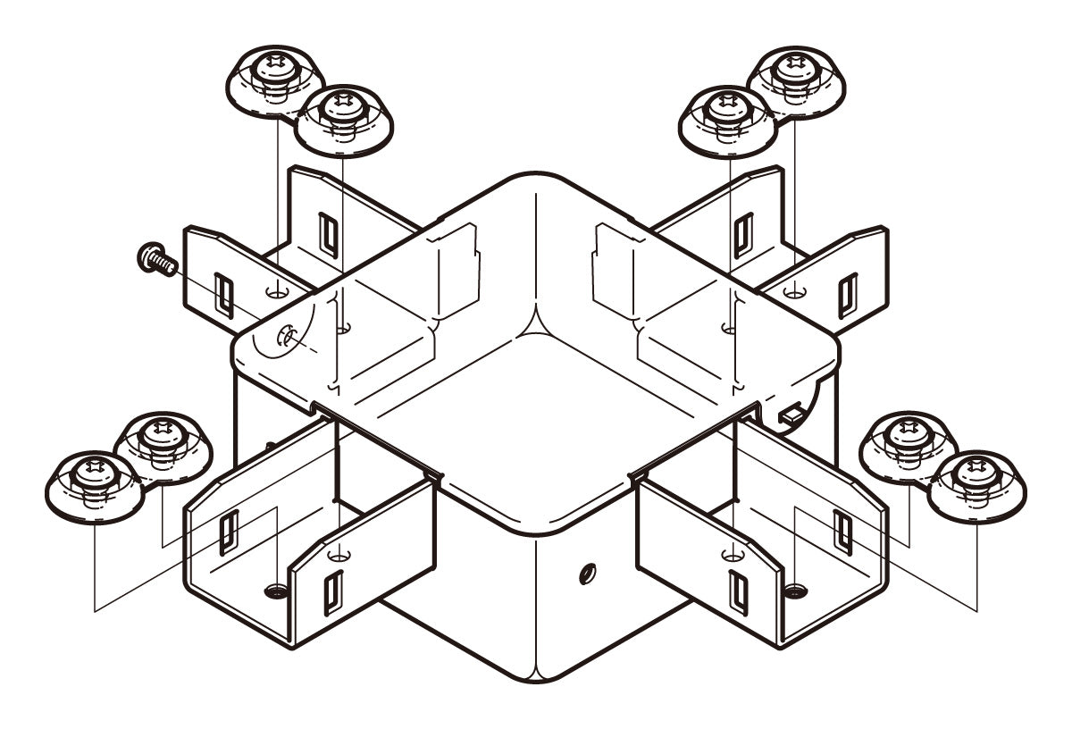 P-DB1XN|分岐ボックス 標準色塗装