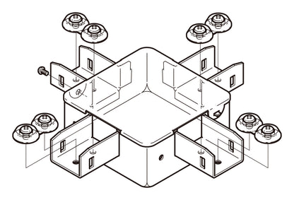 P-DB1XN|分岐ボックス 標準色塗装