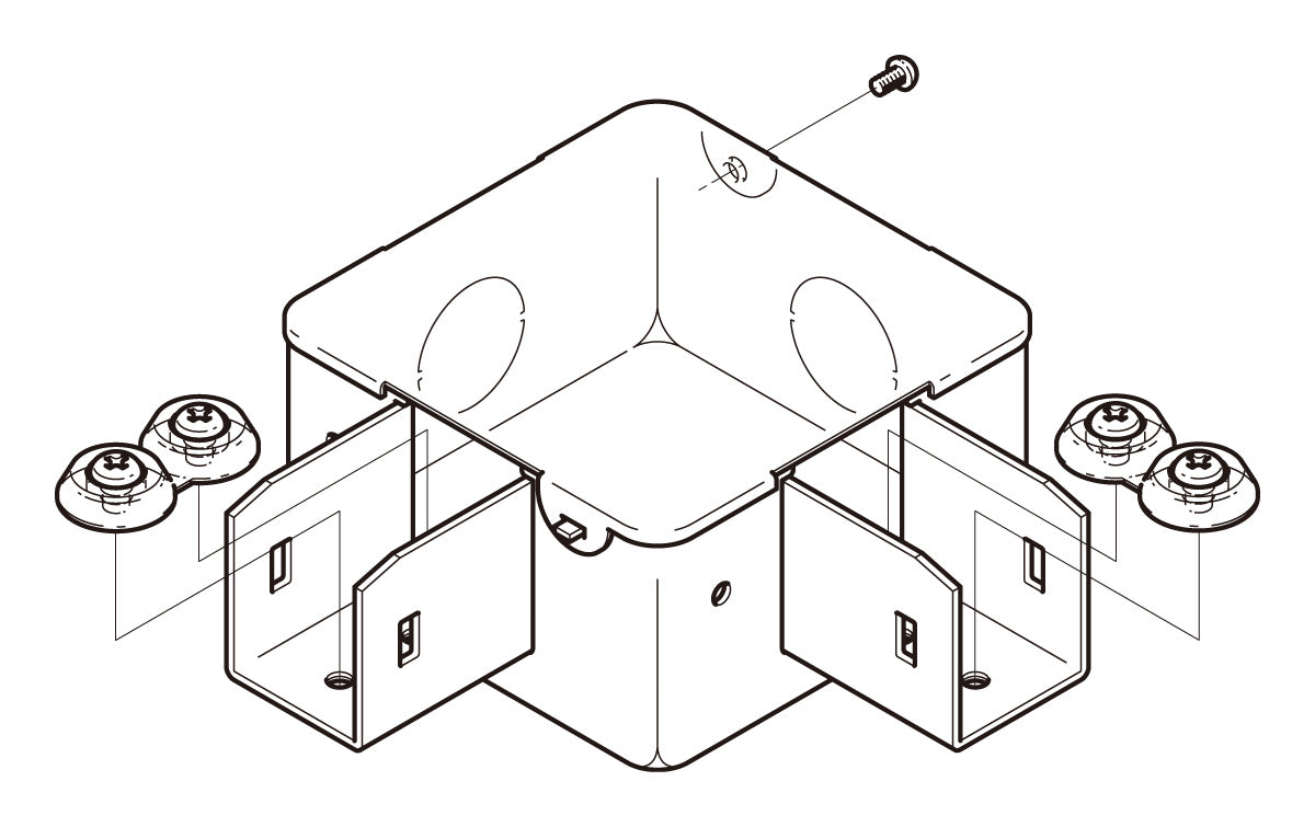 P-DB2LN|分岐ボックス 標準色塗装