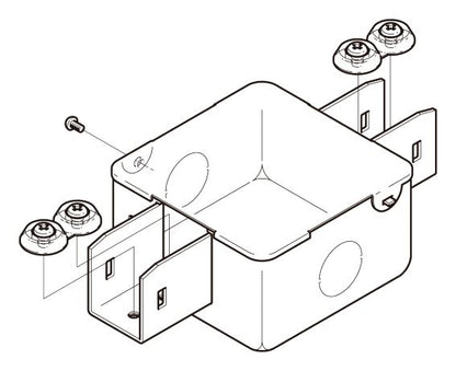 P-DB2SN|分岐ボックス 標準色塗装