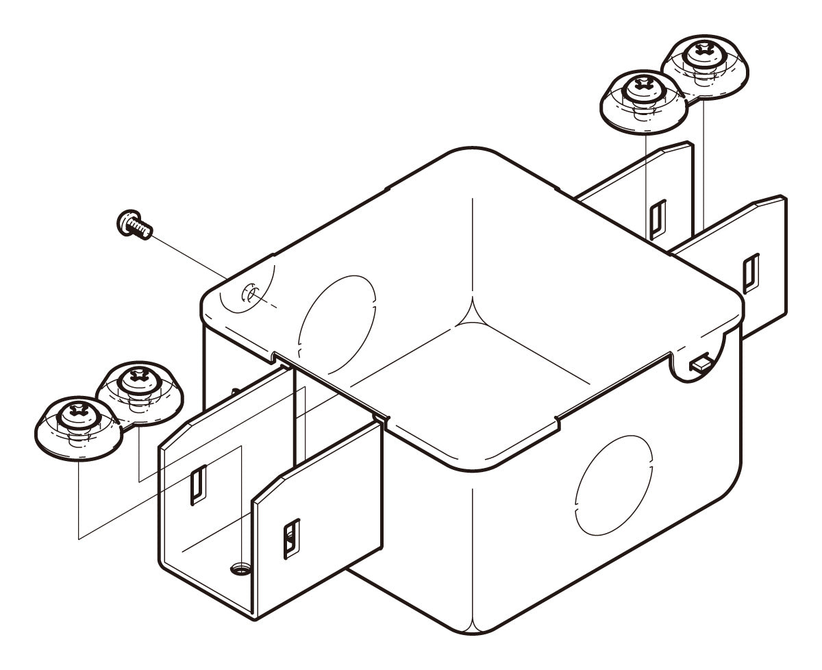 P-DB2SN|分岐ボックス 標準色塗装