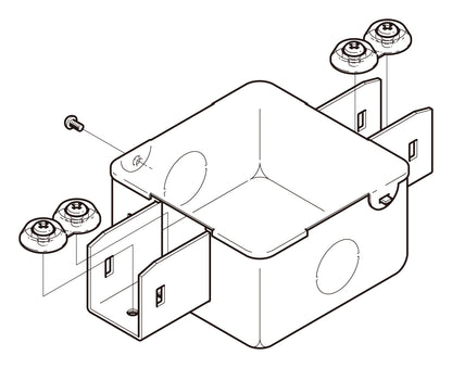 P-DB2SN|分岐ボックス 標準色塗装
