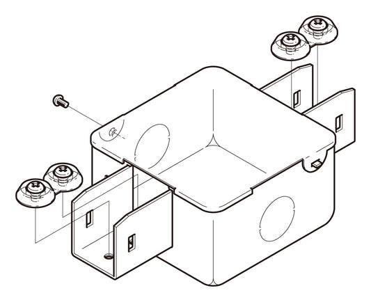 P-DB2SN|分岐ボックス 標準色塗装