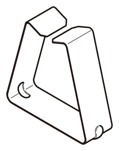 P-DF2C|カバー止め金具 標準色塗装