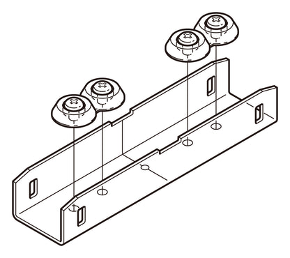 P-DG1|継ぎ金具 標準色塗装