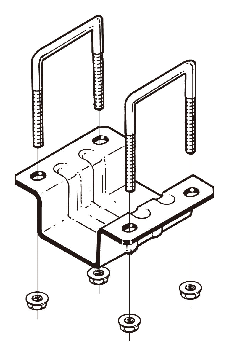 P-DHCR1|交差支持金具