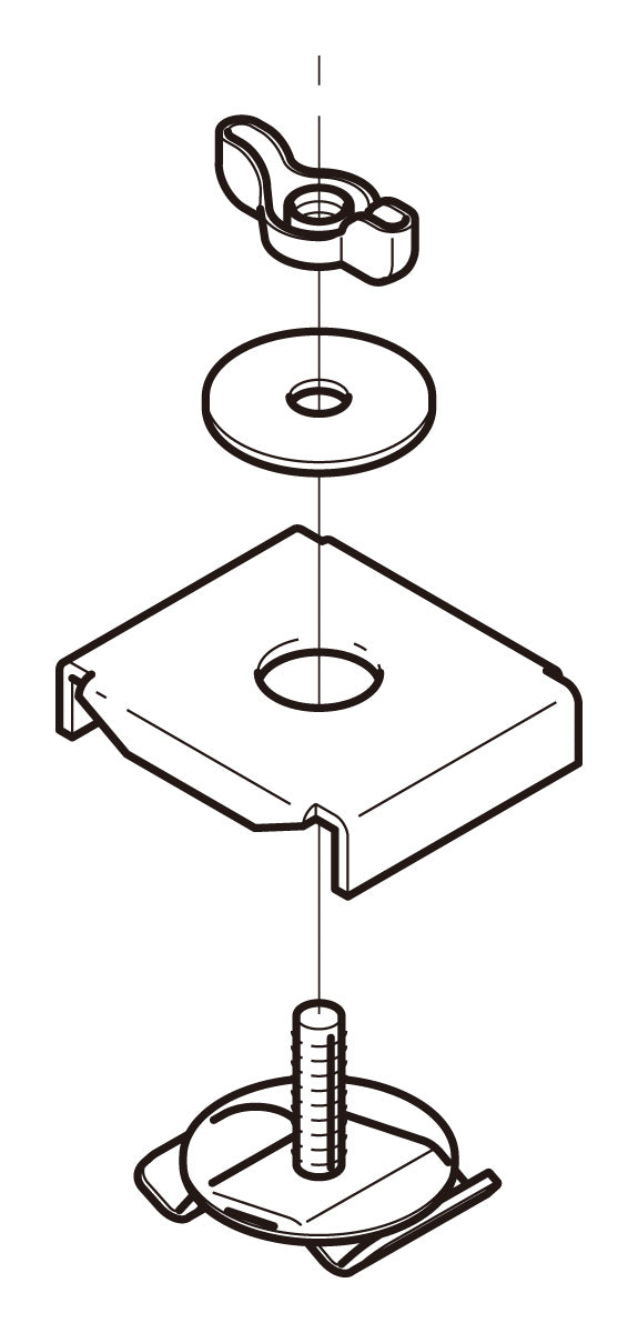 P-DK1UKB|照明器具取付金具用補助金具