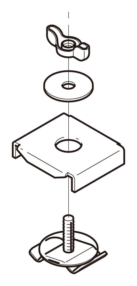 P-DK1UKB|照明器具取付金具用補助金具