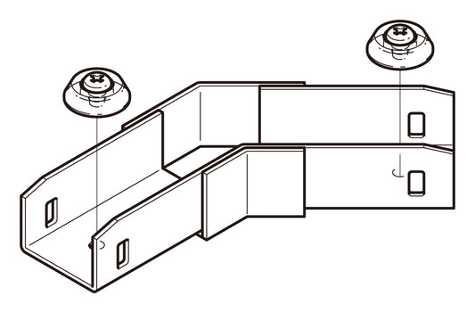 P-DL145|エルボ(45°) 標準色塗装