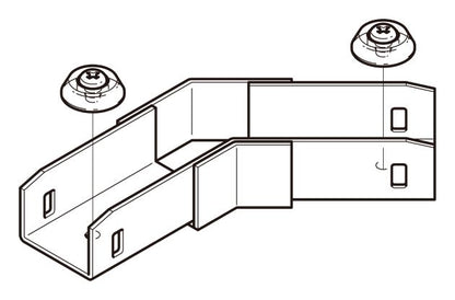 P-DL145|エルボ(45°) 標準色塗装