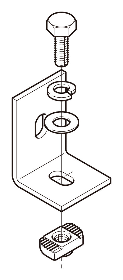P-DPHS1|水平用振れ止め金具