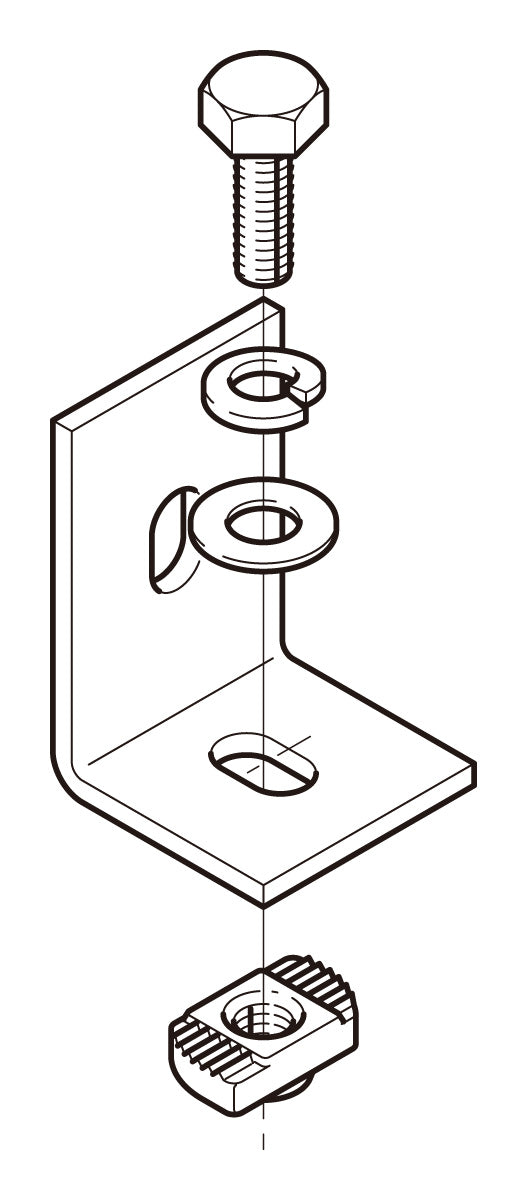 P-DPHS1|水平用振れ止め金具