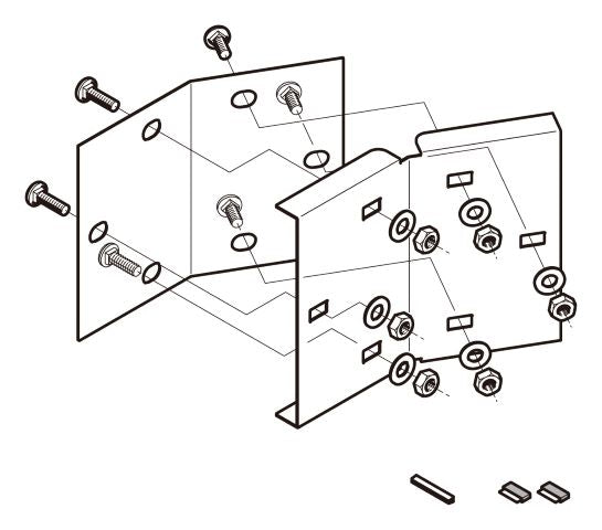 P-DPLG300|分岐用継ぎ金具 標準色塗装