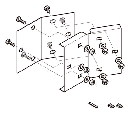 P-DPLG300|分岐用継ぎ金具 標準色塗装